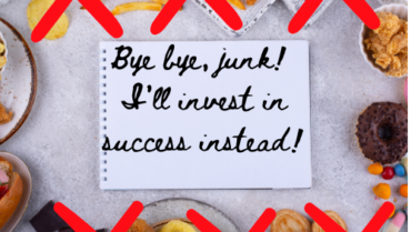 Getting rid of junk food to have money to invest in success assisters like paid website traffic